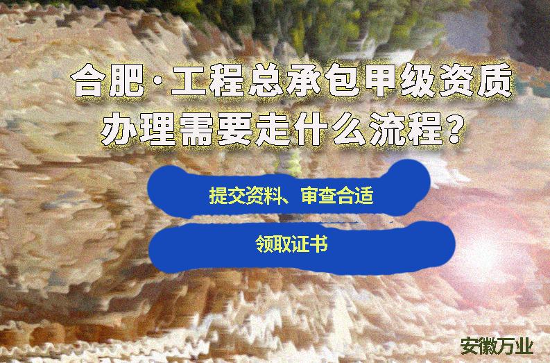 合肥工程總承包甲級(jí)資質(zhì)辦理需要走什么流程？